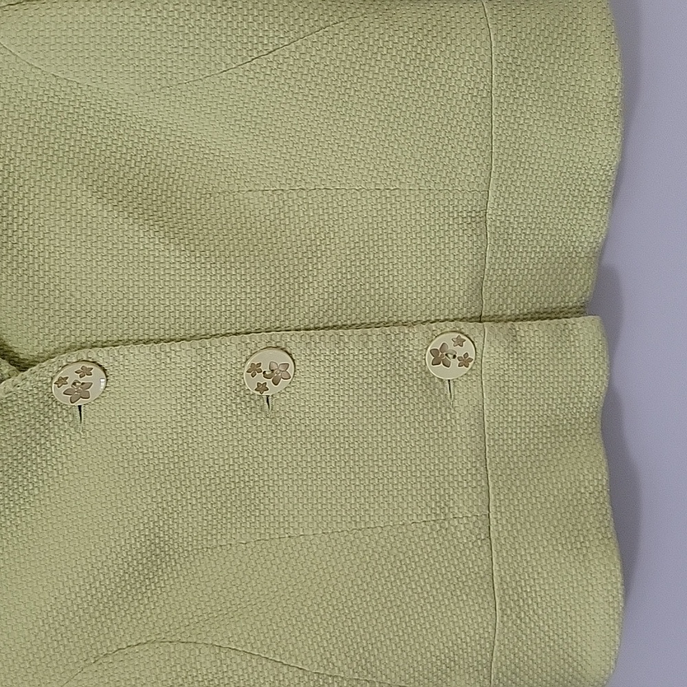 Elliott Lauren Light Lime Green Blazer, Size 10 - Picture 3 of 8